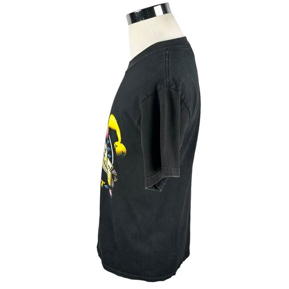 Vintage Walt Disney Port Orleans Resort  Hat T-Shirt Men’s Medium 90s Rare Black - Picture 5 of 10